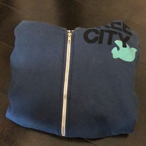 Free City Blue Zip Up